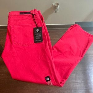 NWT Rock & Republic Skinny Crop Jeans Size 14 but runs small.